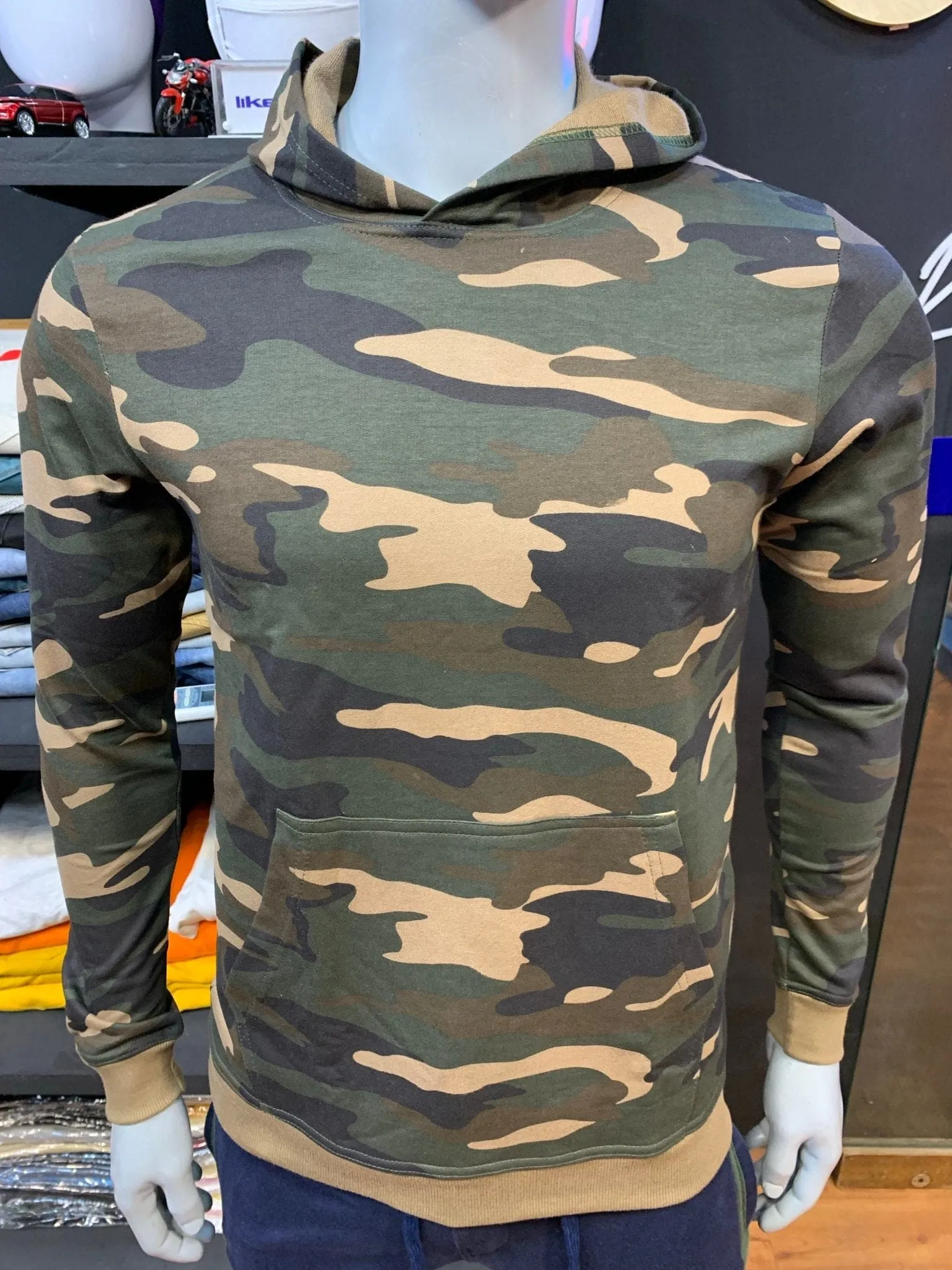 Army Brown Hoodie