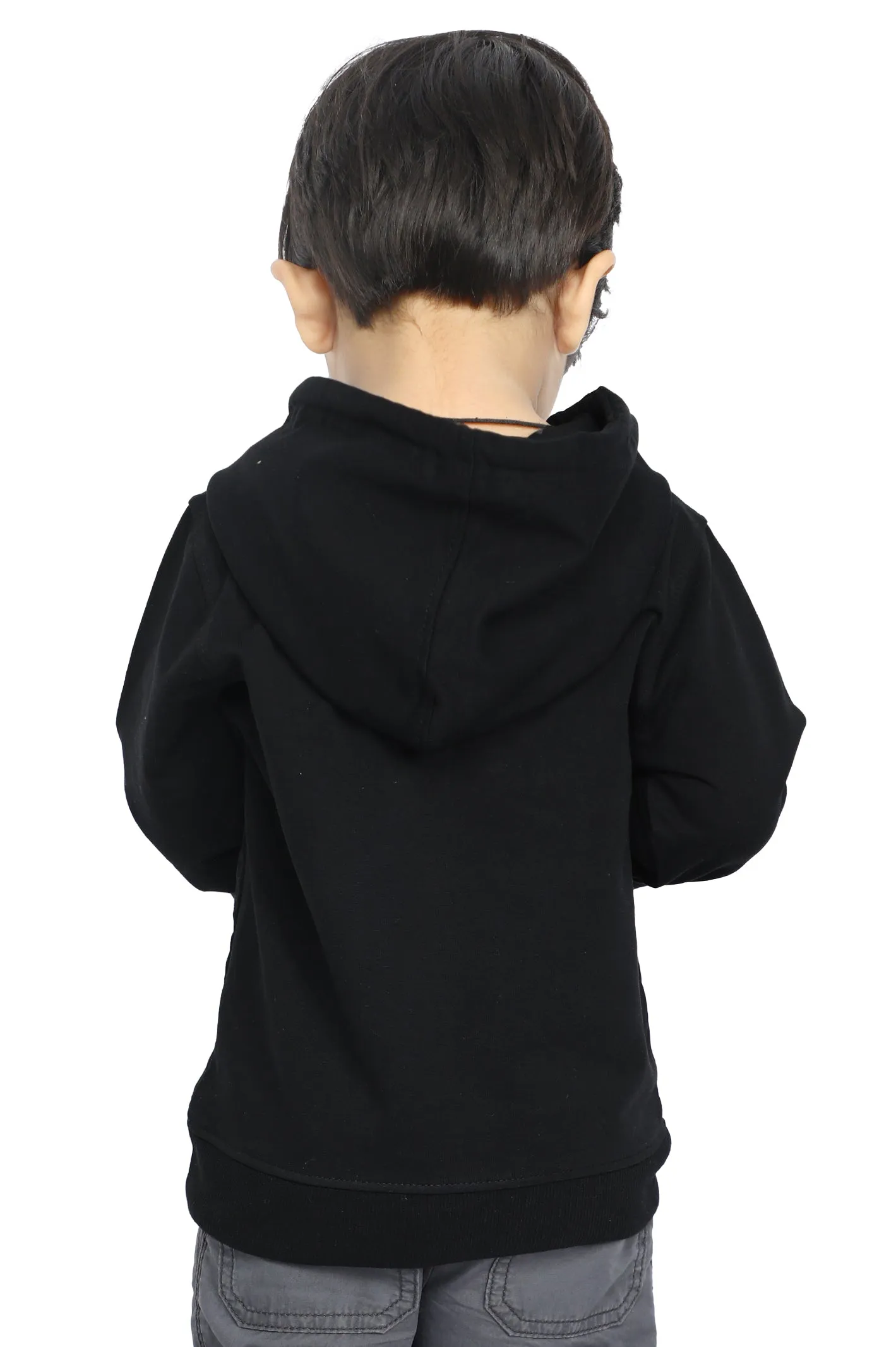 Boys Toddler Hoodie In Black SKU: IBI-0003-BLACK