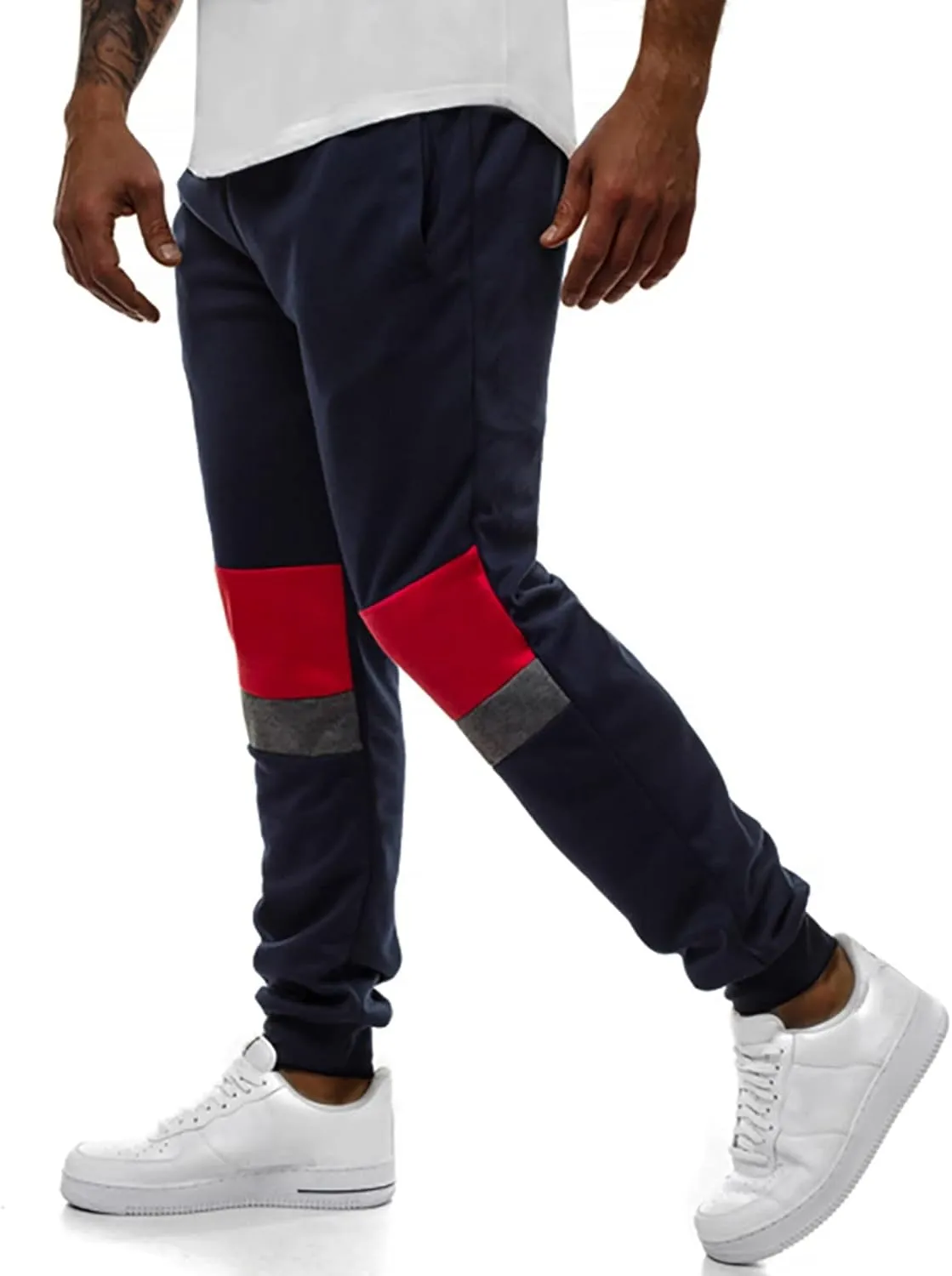 Cargo Pants for Men Relaxed Fit Elastic Waist Pajama Pants with Pockets Men's Camo Print Cargo Pant Drawstring Jogger