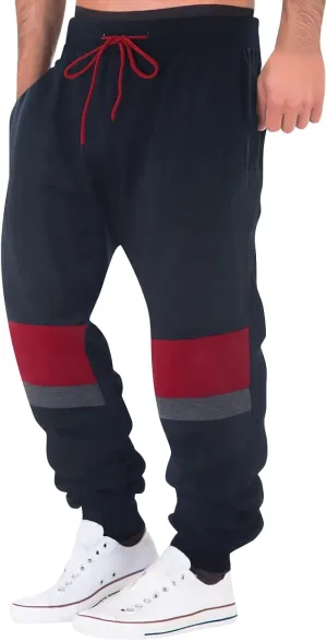 Cargo Pants for Men Relaxed Fit Elastic Waist Pajama Pants with Pockets Men's Camo Print Cargo Pant Drawstring Jogger