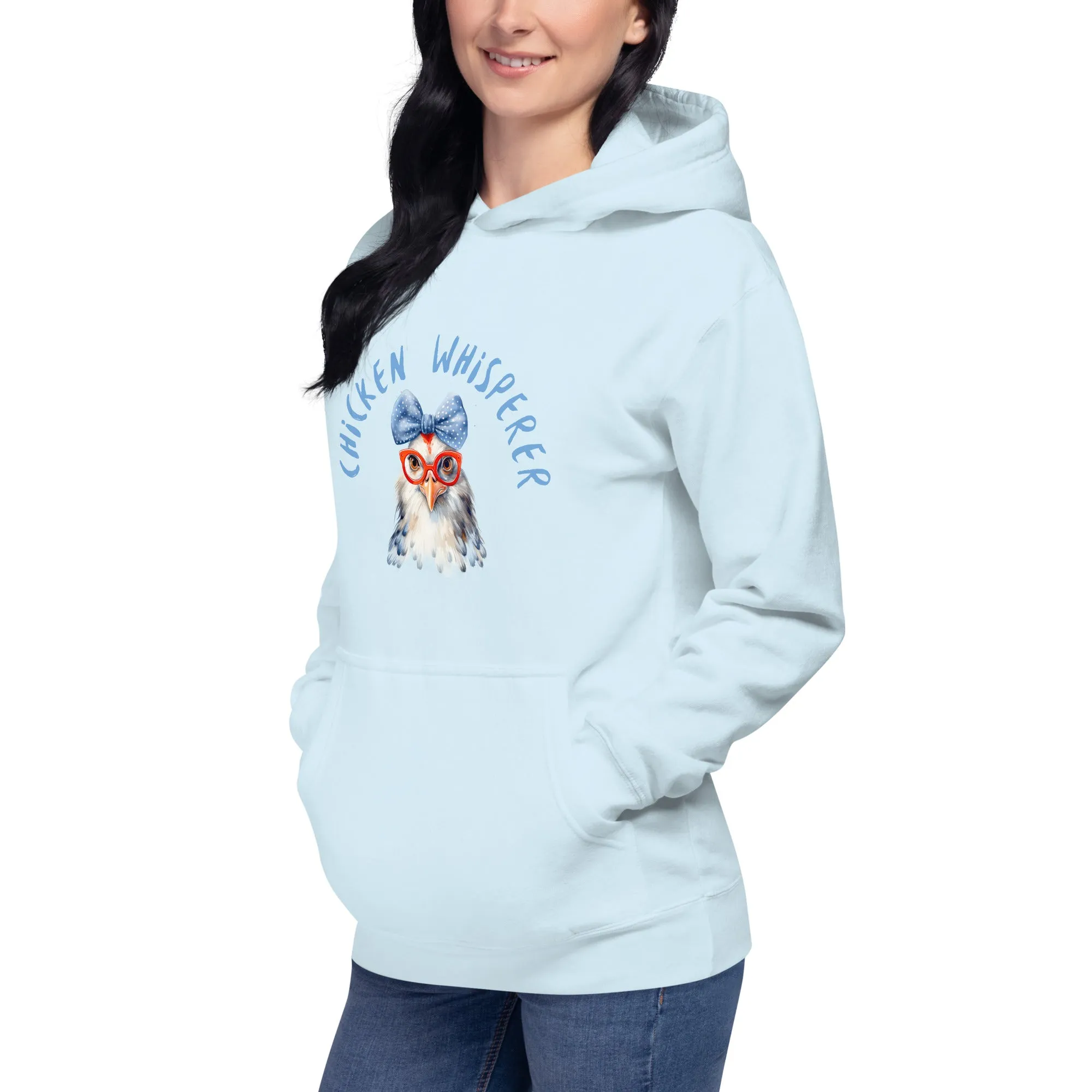 Chicken Whisperer Farm Animal Themed Unisex Hoodie