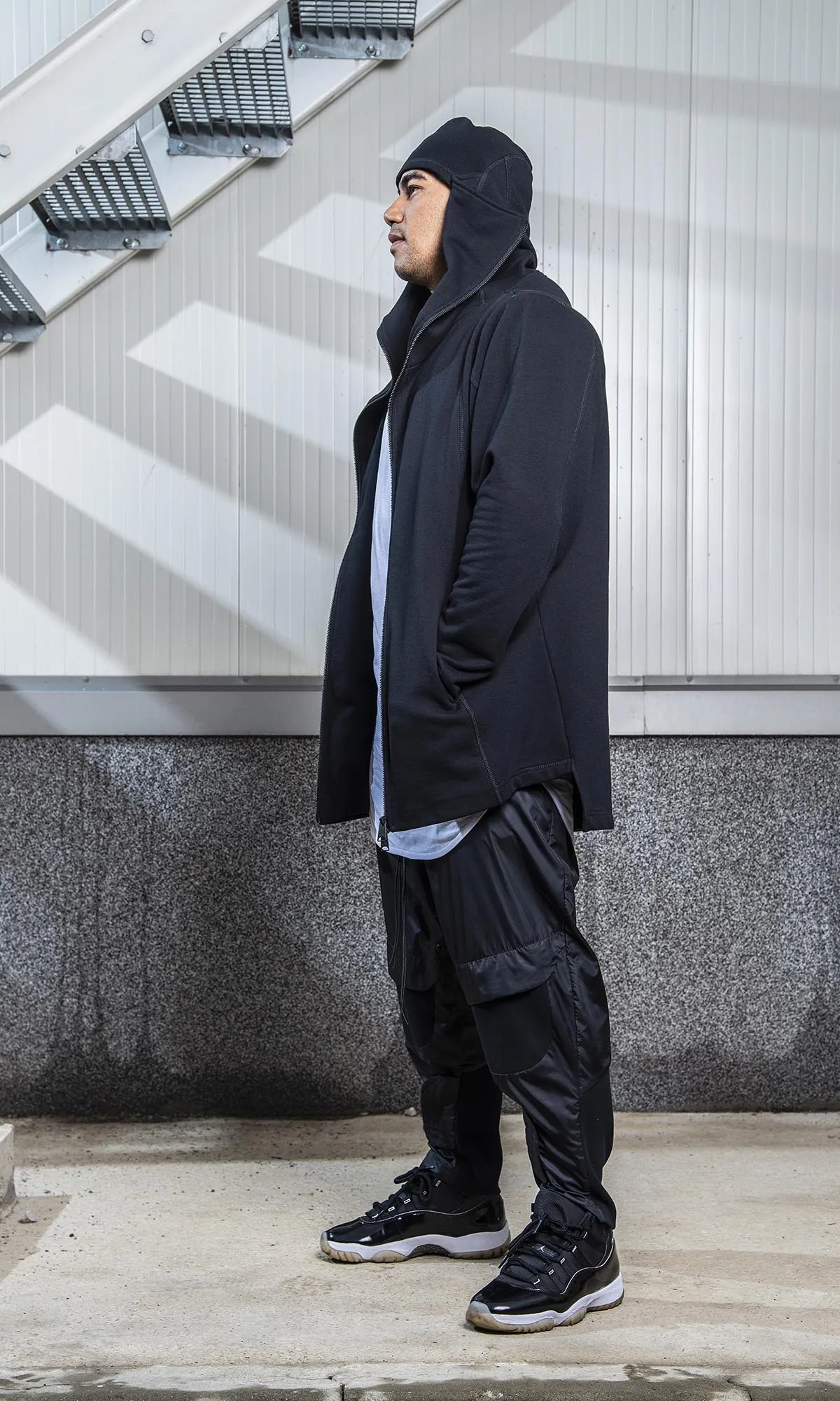 Detachable Sleeves Ninja Hoodie