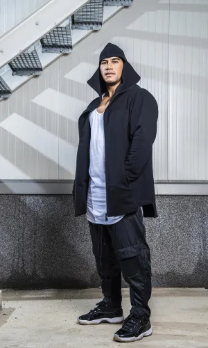 Detachable Sleeves Ninja Hoodie