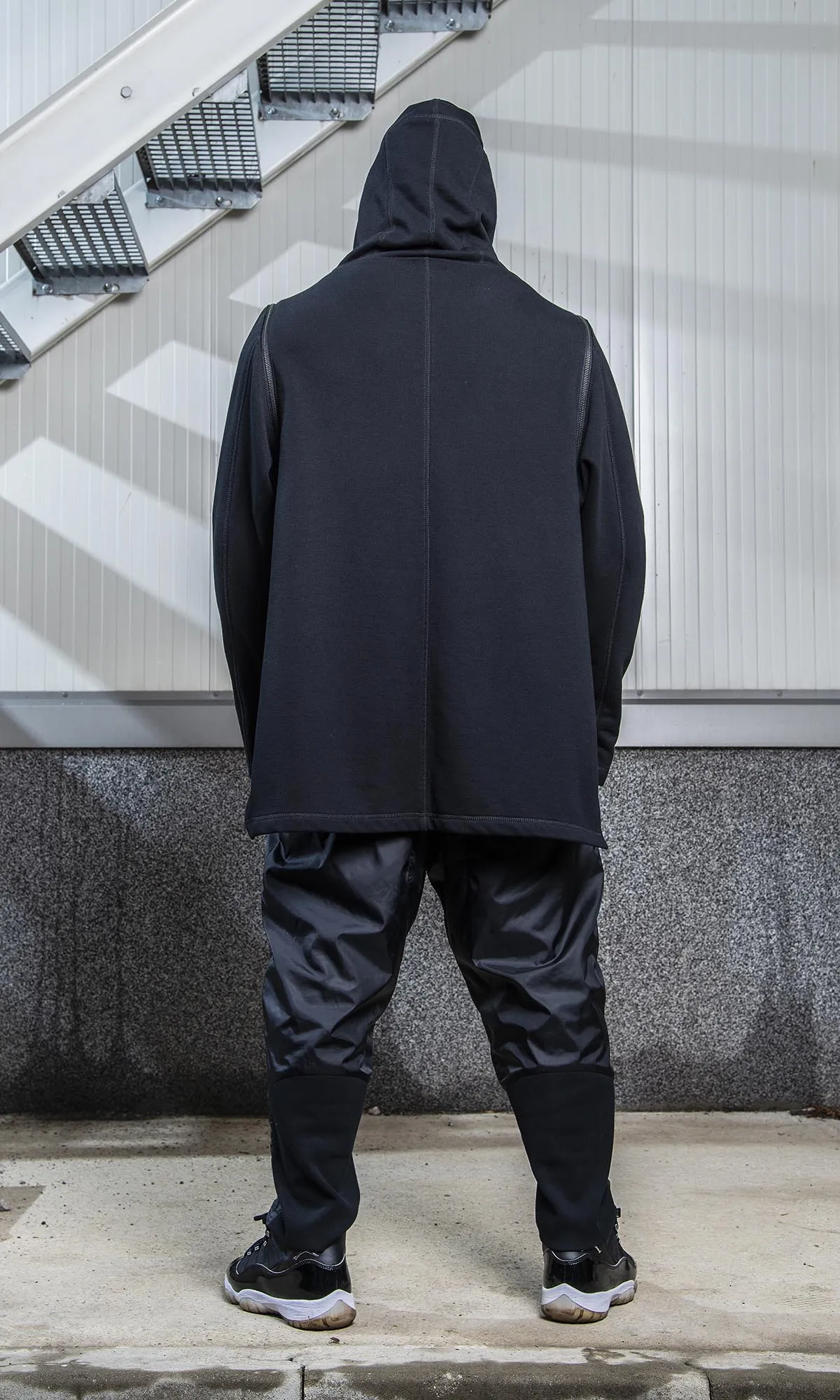 Detachable Sleeves Ninja Hoodie