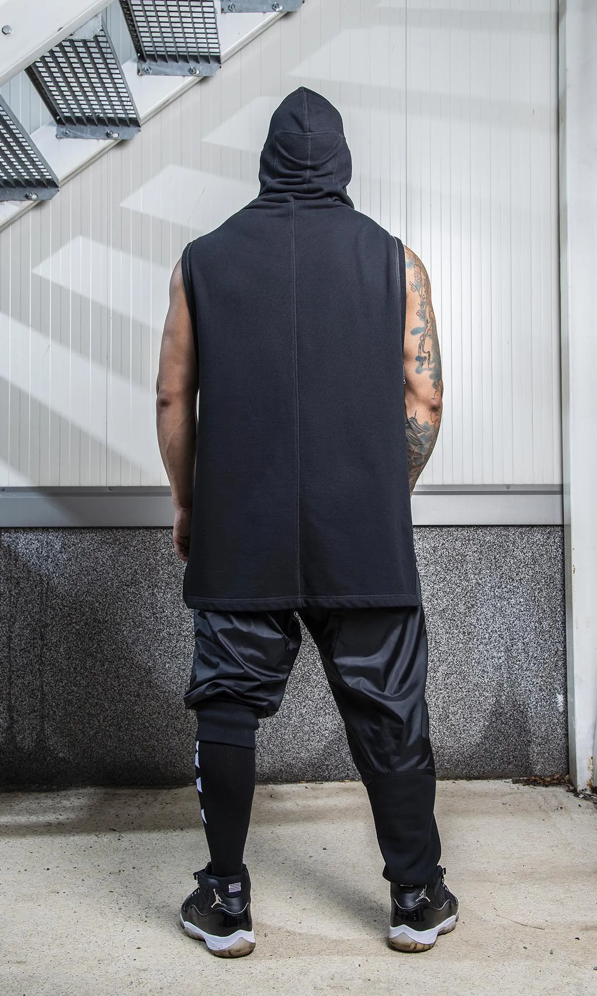 Detachable Sleeves Ninja Hoodie