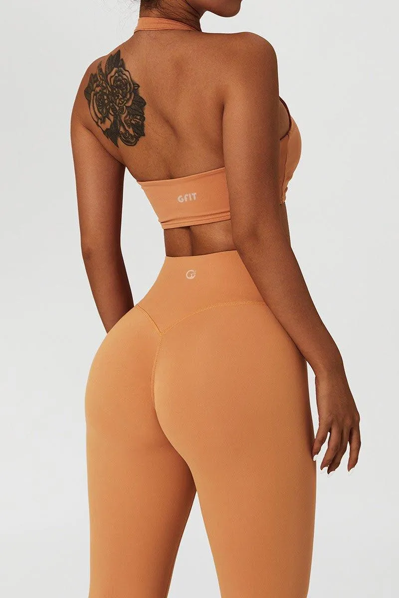 GFIT® Yoga Set Women's Gym Tops High Waist Leggings
