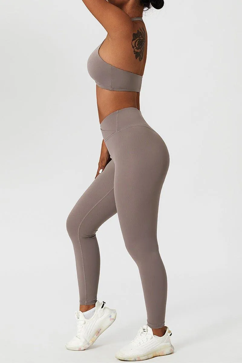 GFIT® Yoga Set Women's Gym Tops High Waist Leggings