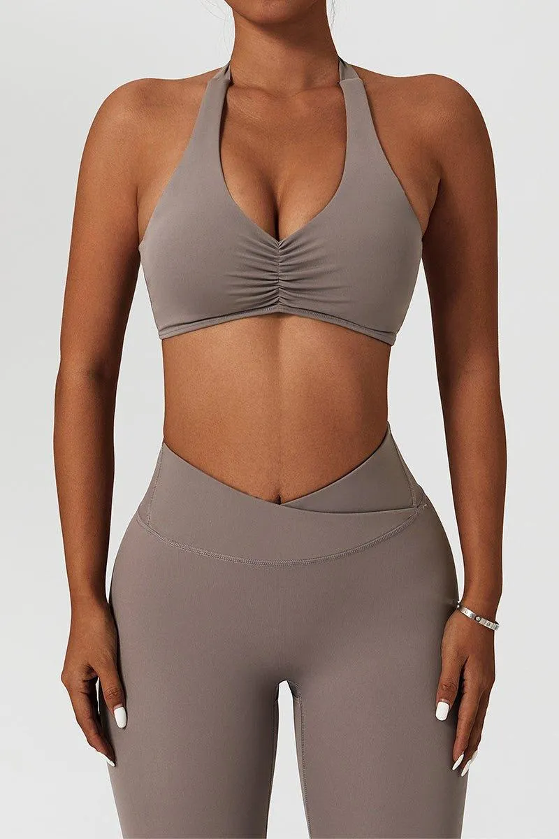 GFIT® Yoga Set Women's Gym Tops High Waist Leggings