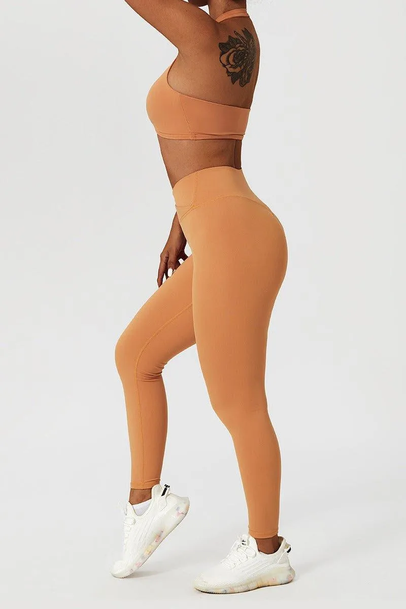 GFIT® Yoga Set Women's Gym Tops High Waist Leggings