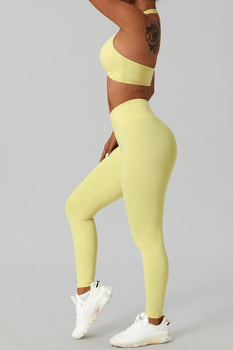 GFIT® Yoga Set Women's Gym Tops High Waist Leggings