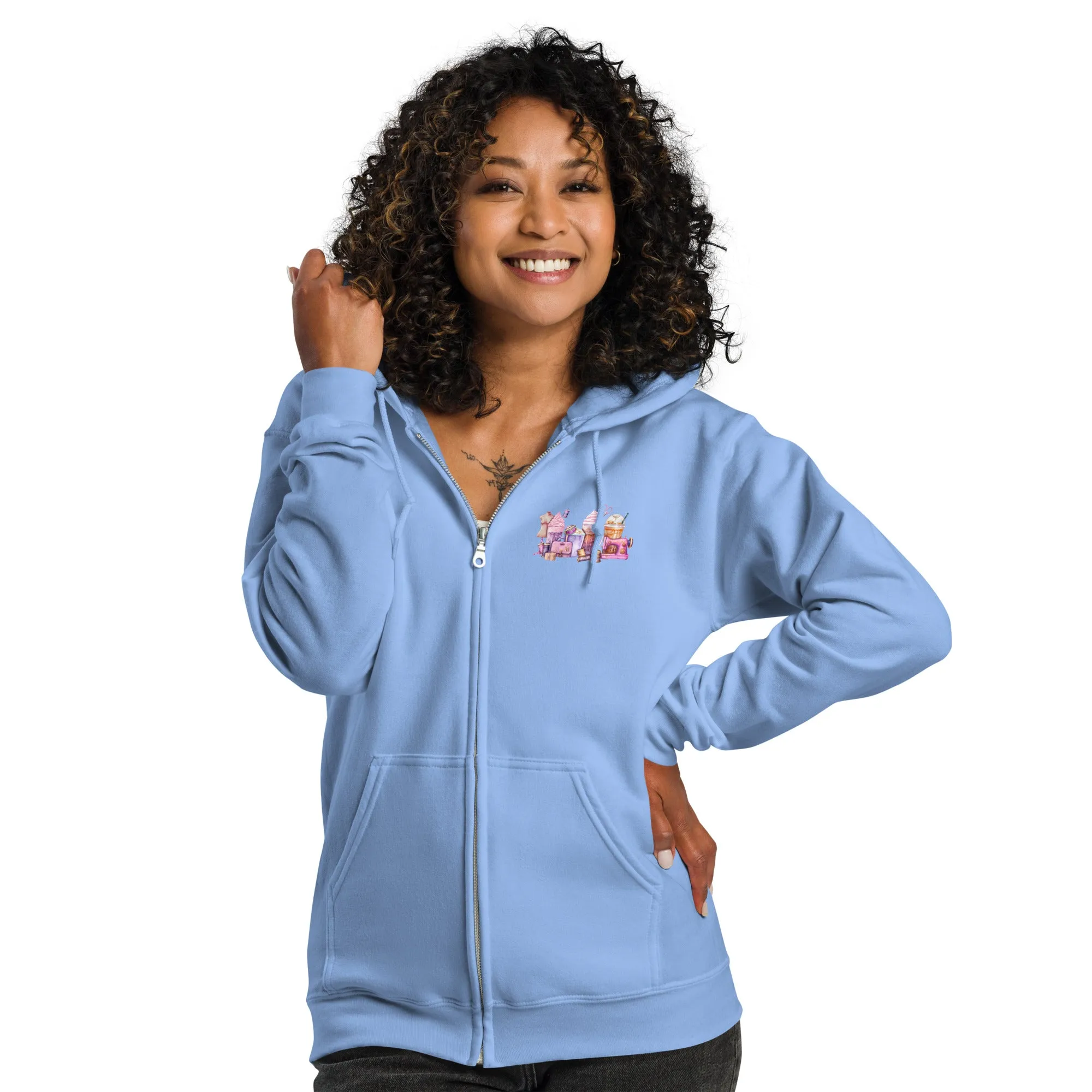 I'm in my Sewing Era Unisex heavy blend zip hoodie