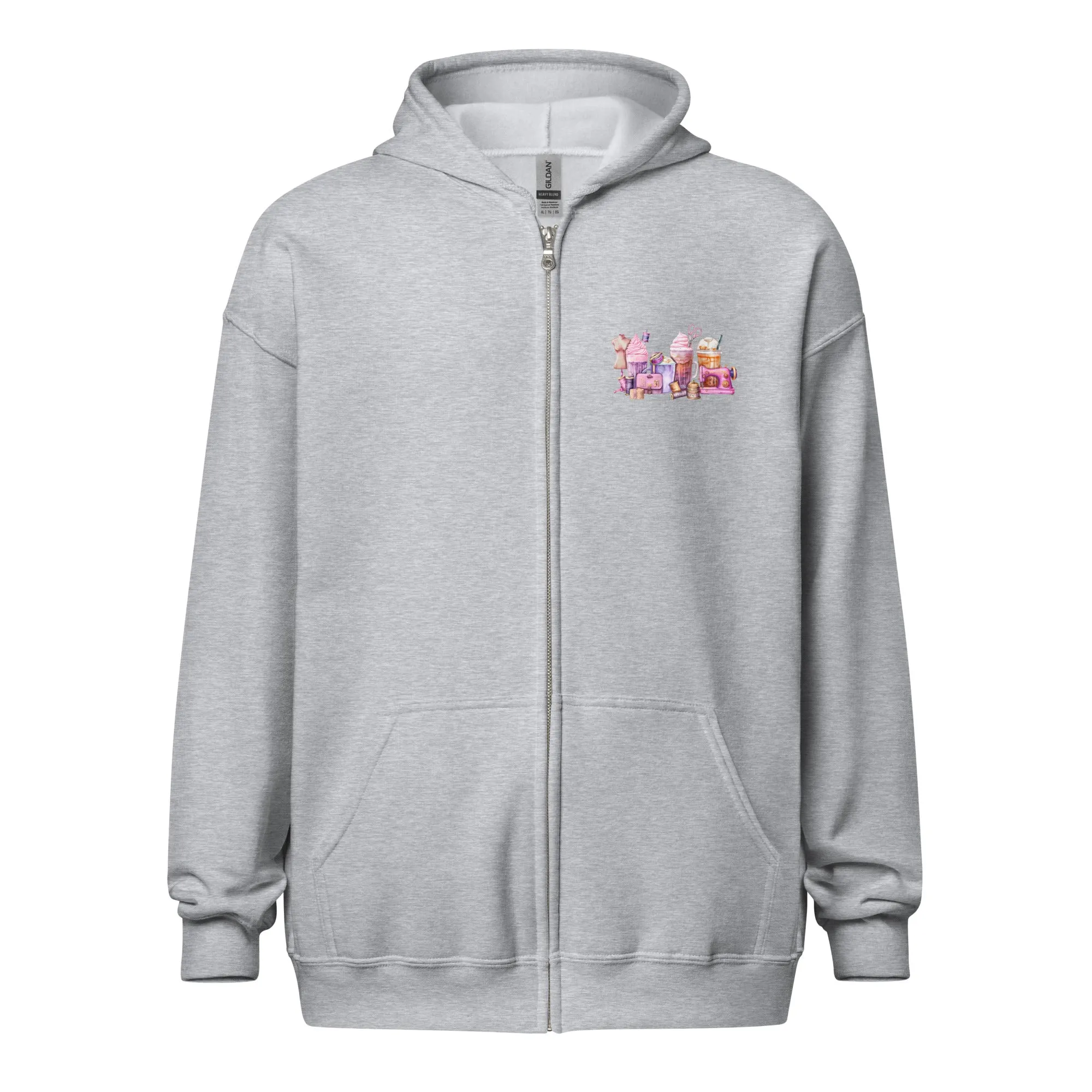 I'm in my Sewing Era Unisex heavy blend zip hoodie