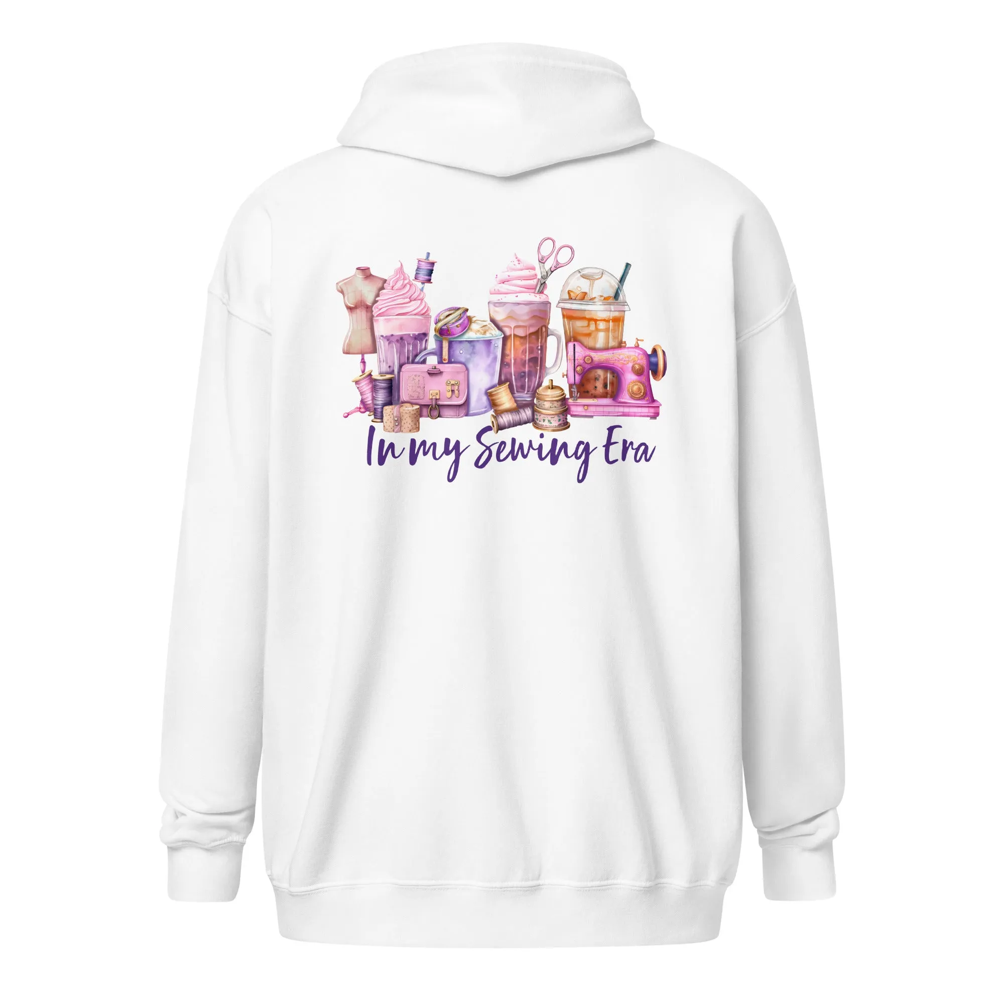 I'm in my Sewing Era Unisex heavy blend zip hoodie