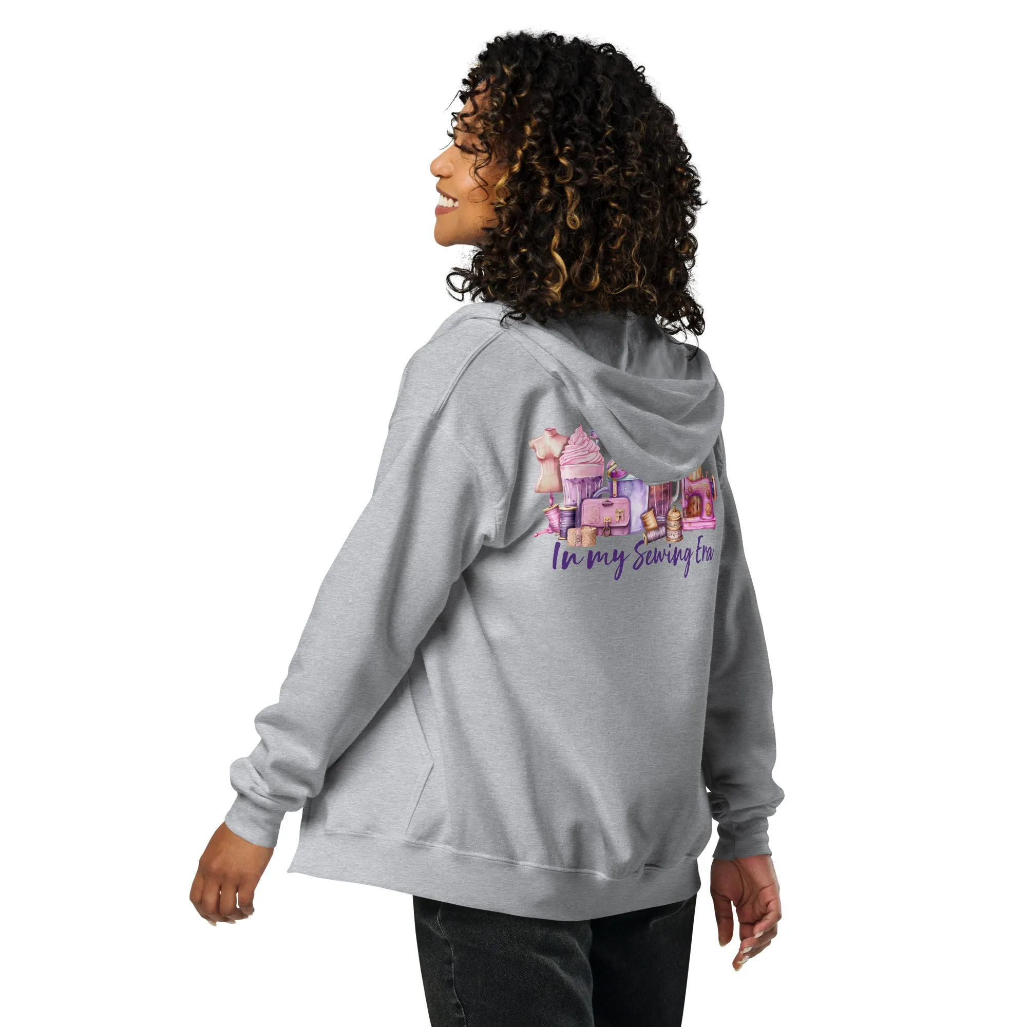 I'm in my Sewing Era Unisex heavy blend zip hoodie