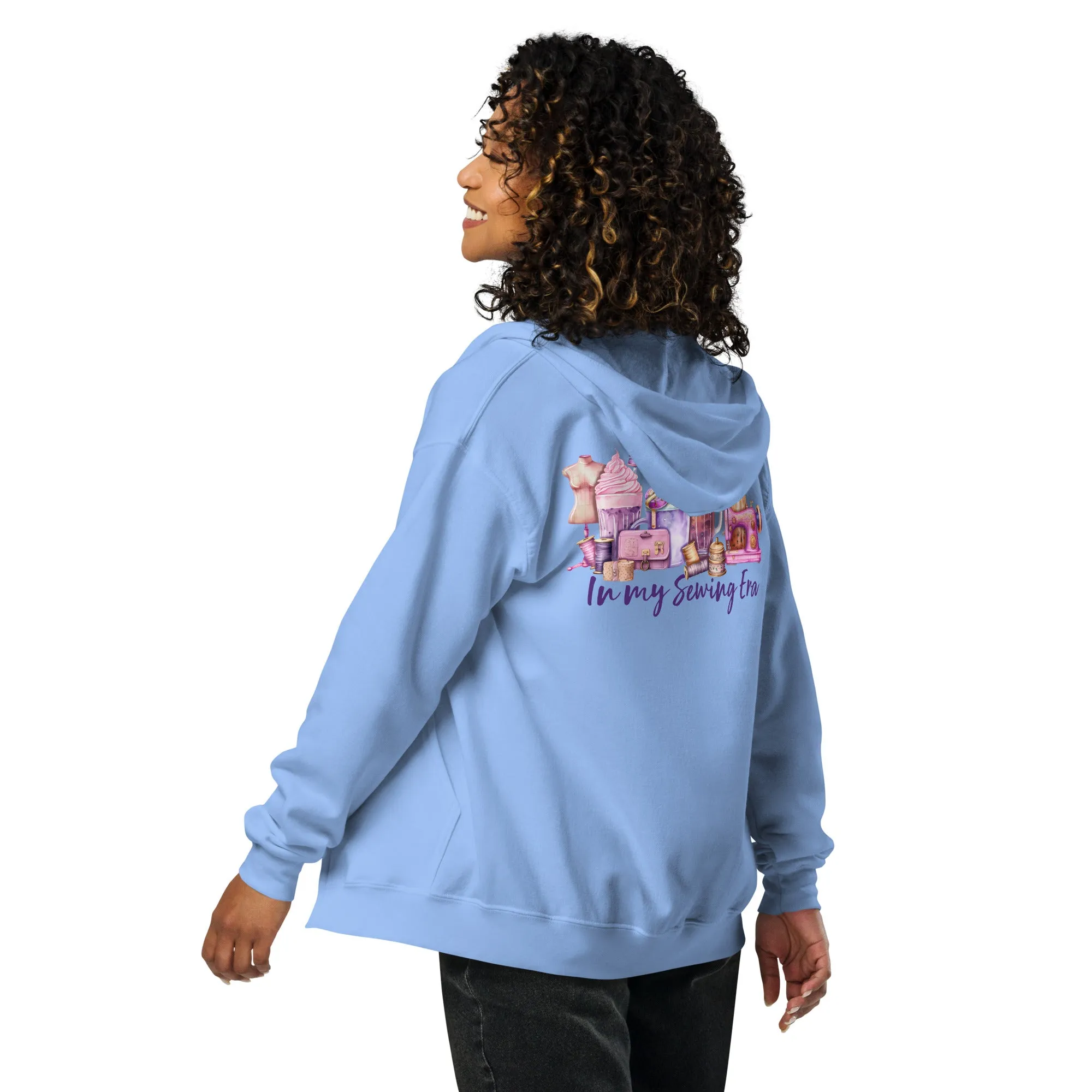 I'm in my Sewing Era Unisex heavy blend zip hoodie