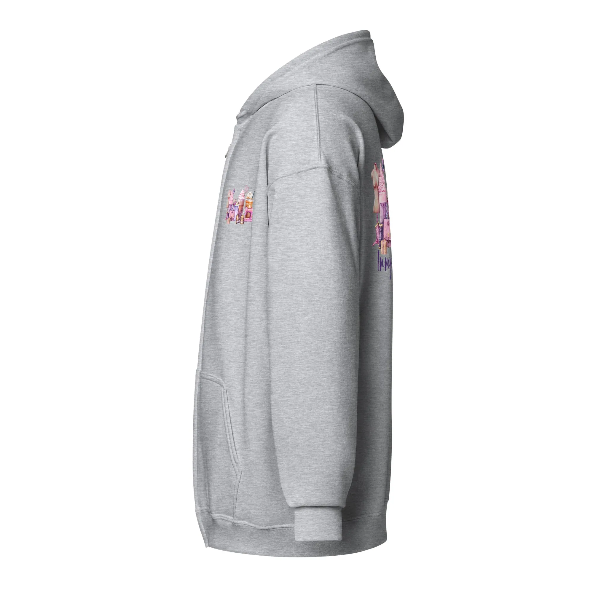 I'm in my Sewing Era Unisex heavy blend zip hoodie