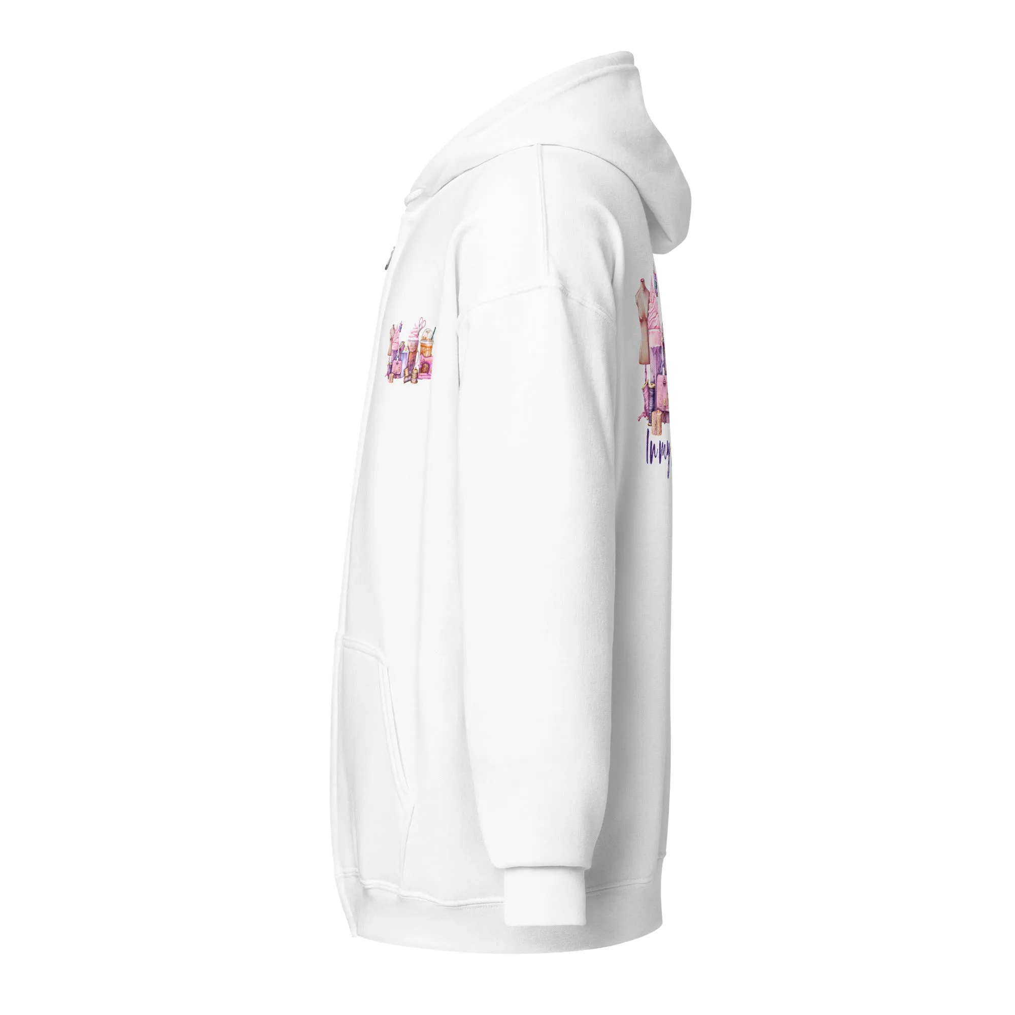 I'm in my Sewing Era Unisex heavy blend zip hoodie