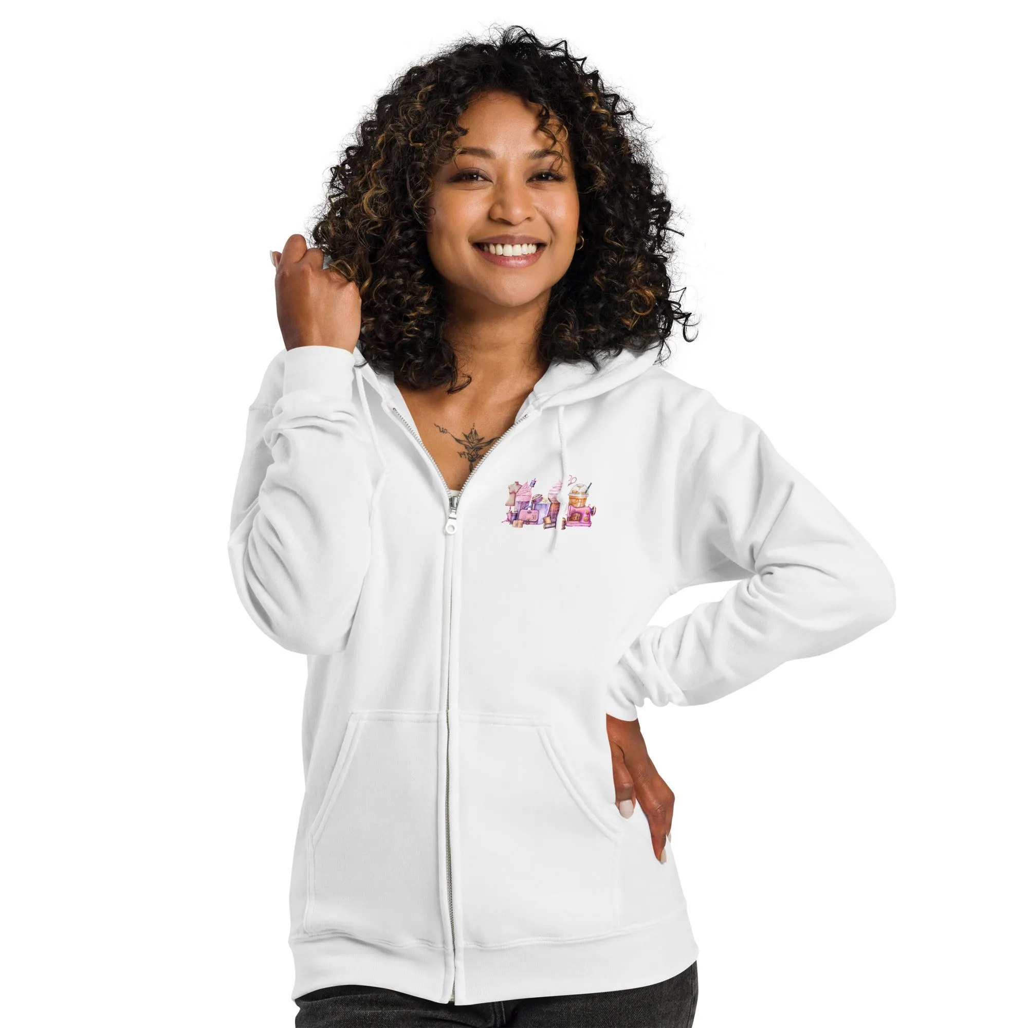 I'm in my Sewing Era Unisex heavy blend zip hoodie