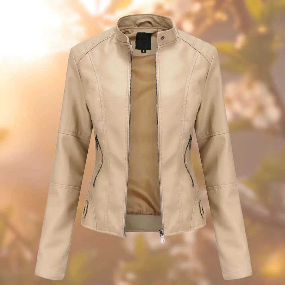 Nelle - Elegant Leather Jacket