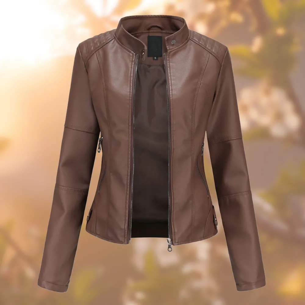 Nelle - Elegant Leather Jacket