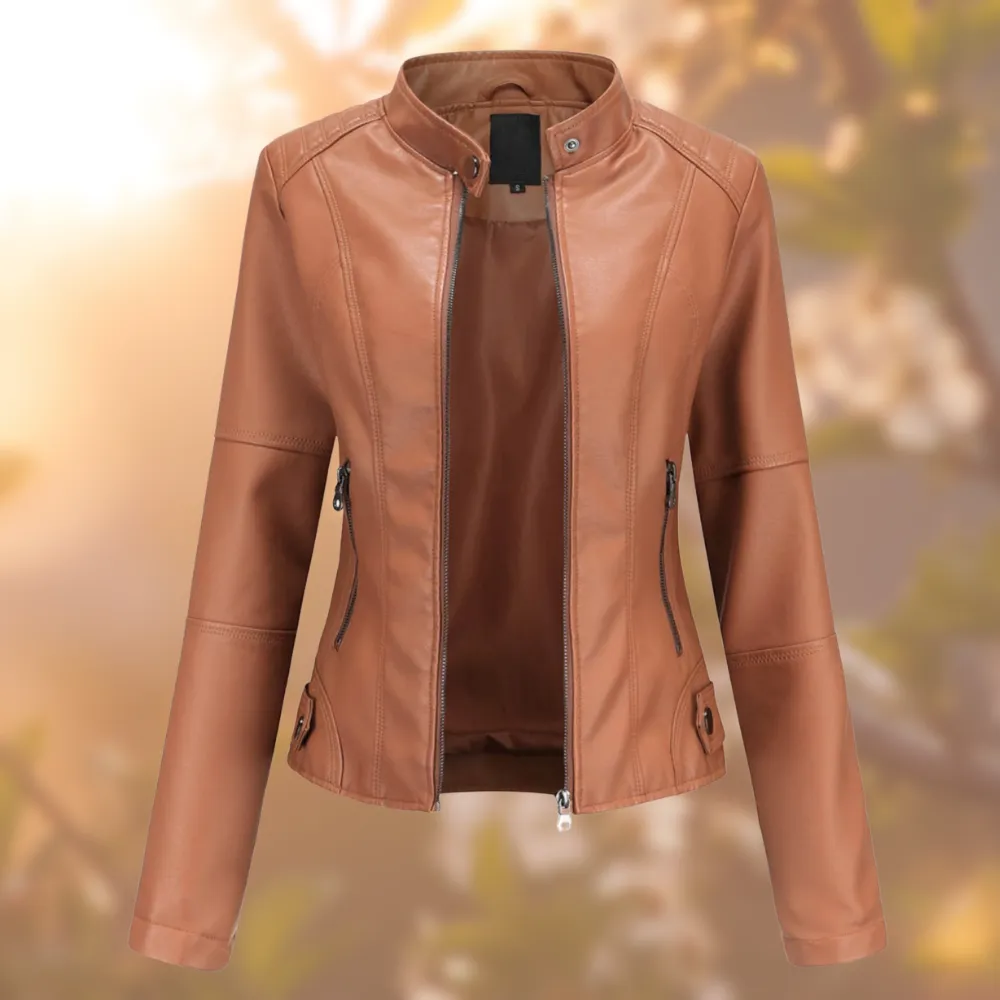 Nelle - Elegant Leather Jacket