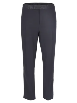 straight-leg wool suit trousers