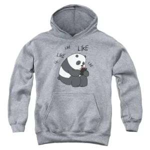 We Bare Bears Like Like Like Youth Heather Hoodie