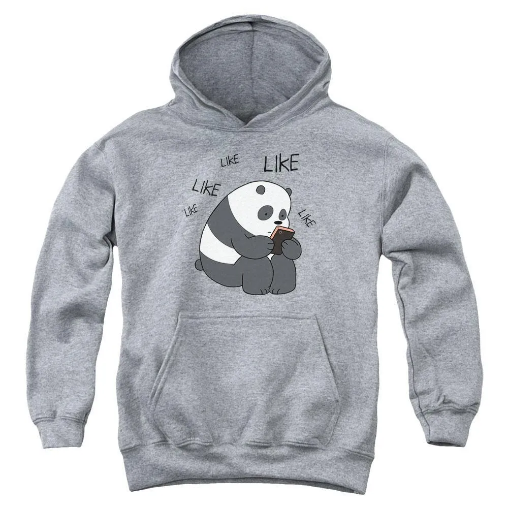 We Bare Bears Like Like Like Youth Heather Hoodie