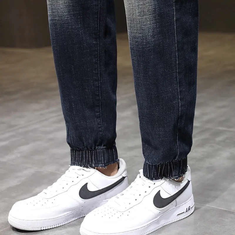 West Louis Streetwear Stretch Baggy Denim Jeans