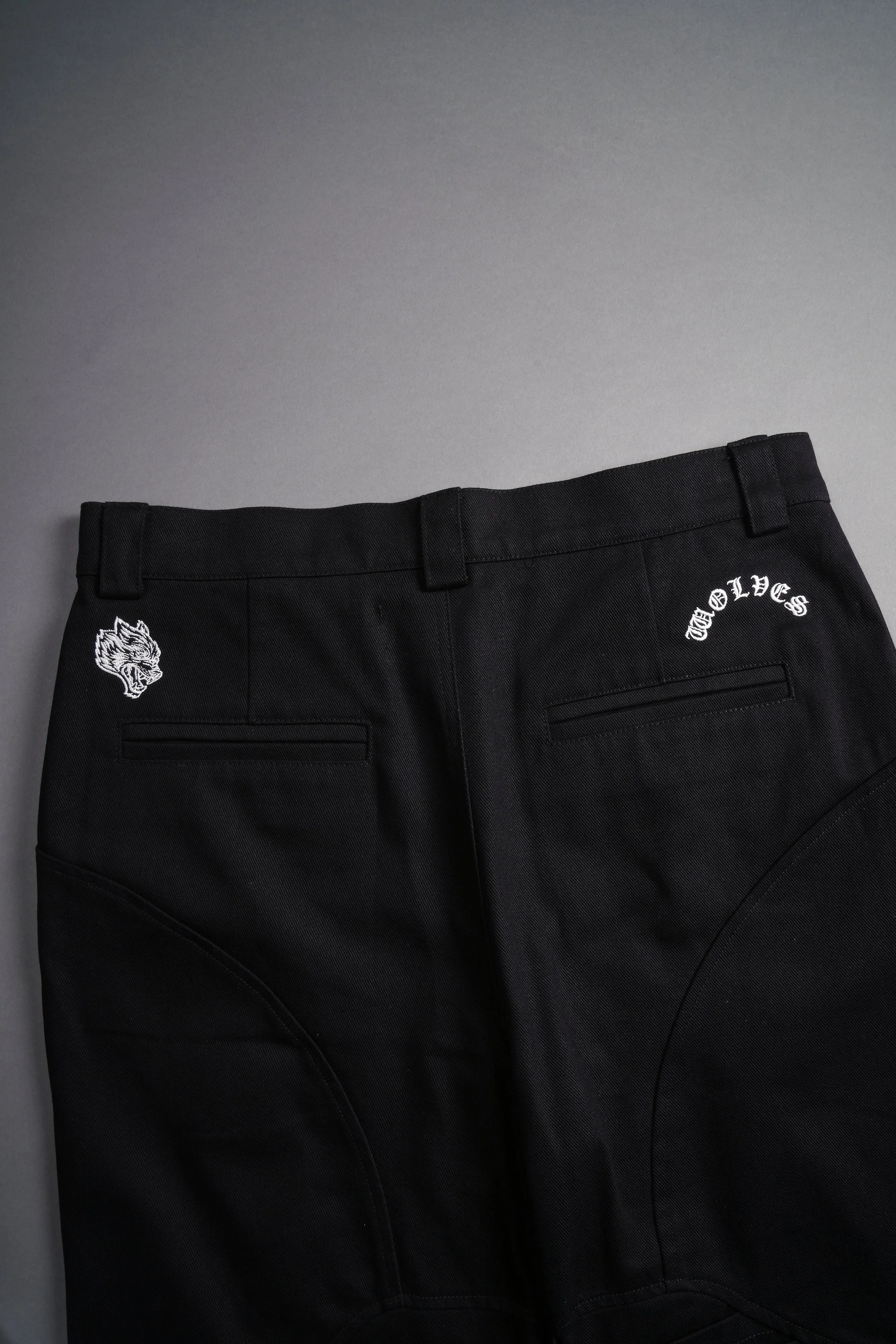 Wolf Chopper Racing Pants in Black