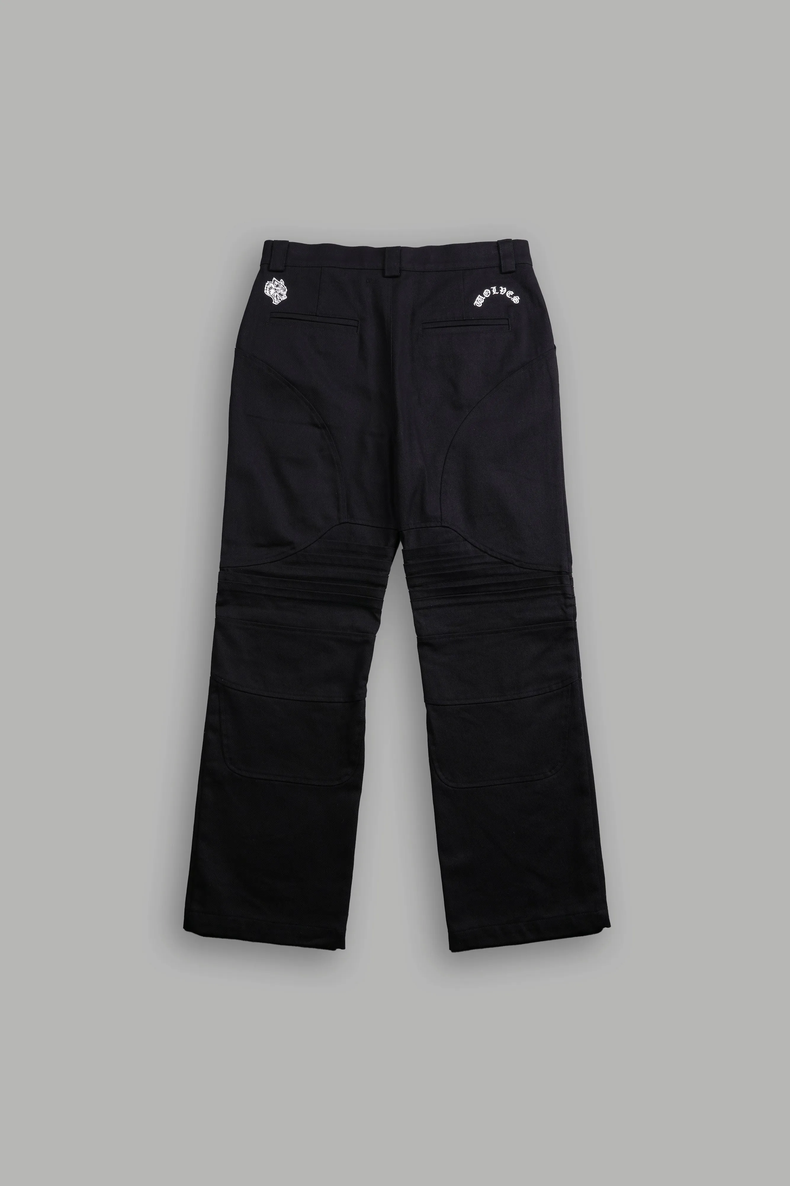 Wolf Chopper Racing Pants in Black