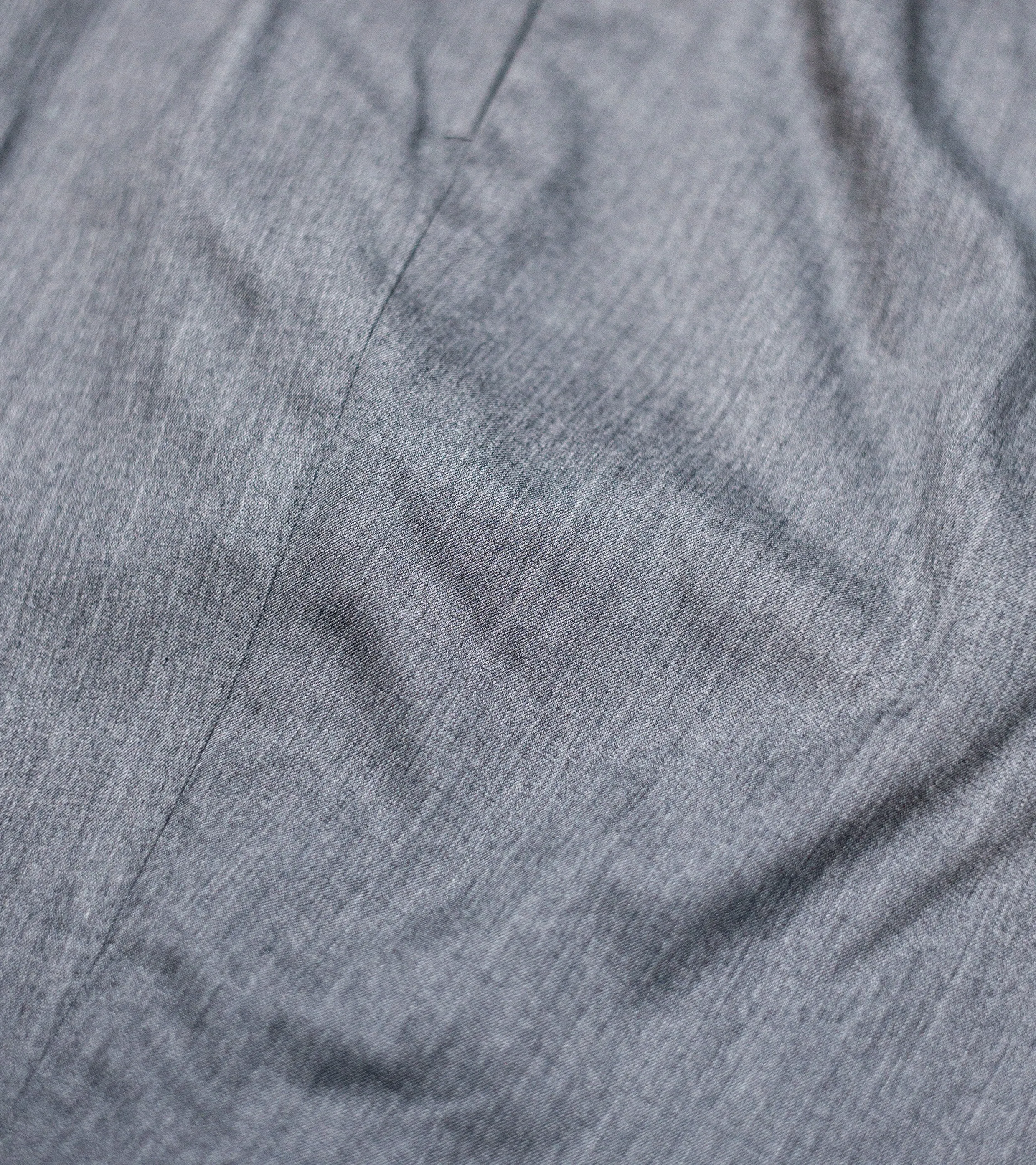 Wool Gabardine Winston Trousers Made-to-Order Charcoal