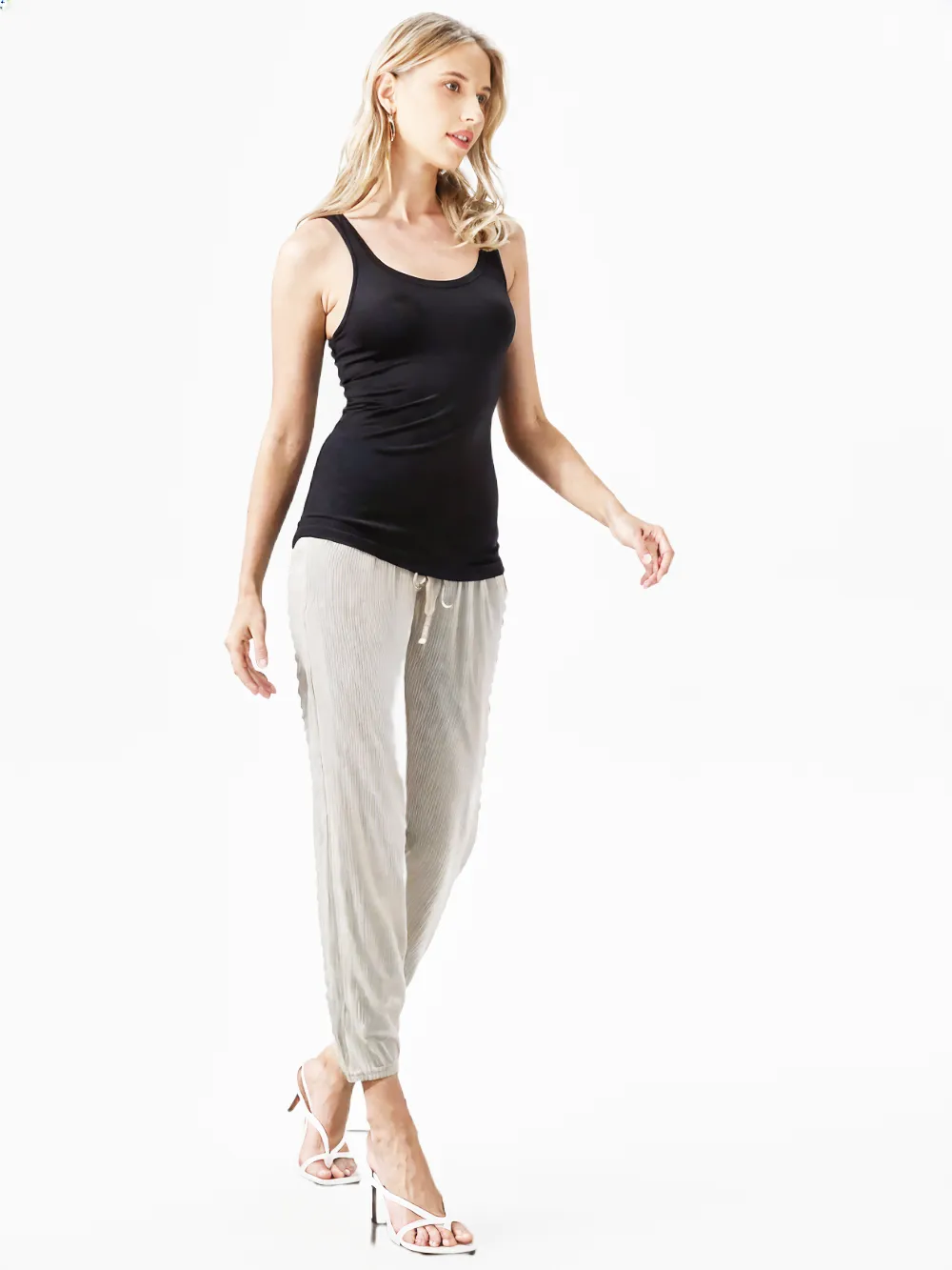 WPT25001 95% Polyester 5% Spandex Women's Casual Sport Pants