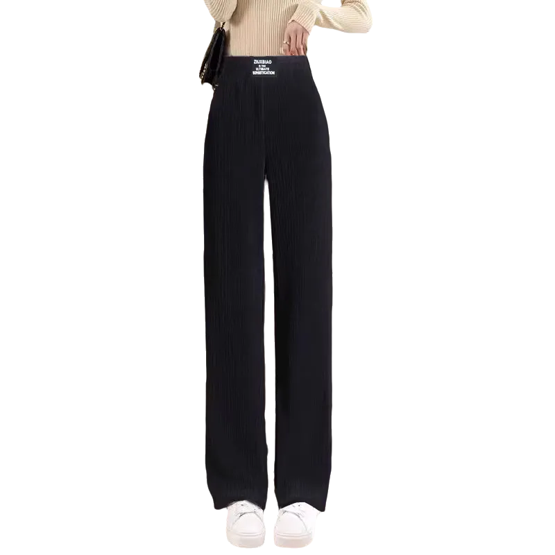 WPT25002 100% Polyester Corduroy Women's Sport Casual Pants