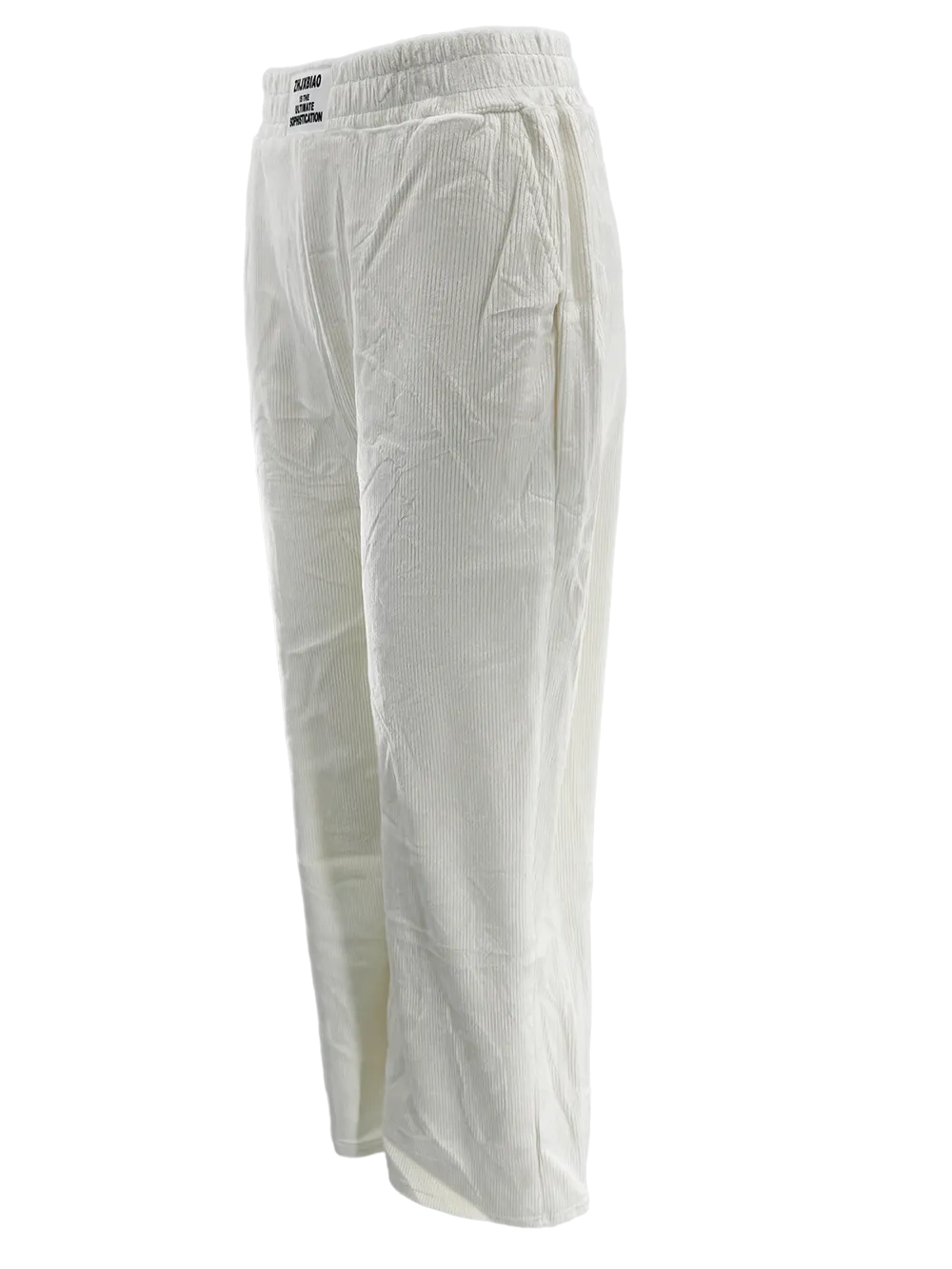 WPT25002 100% Polyester Corduroy Women's Sport Casual Pants