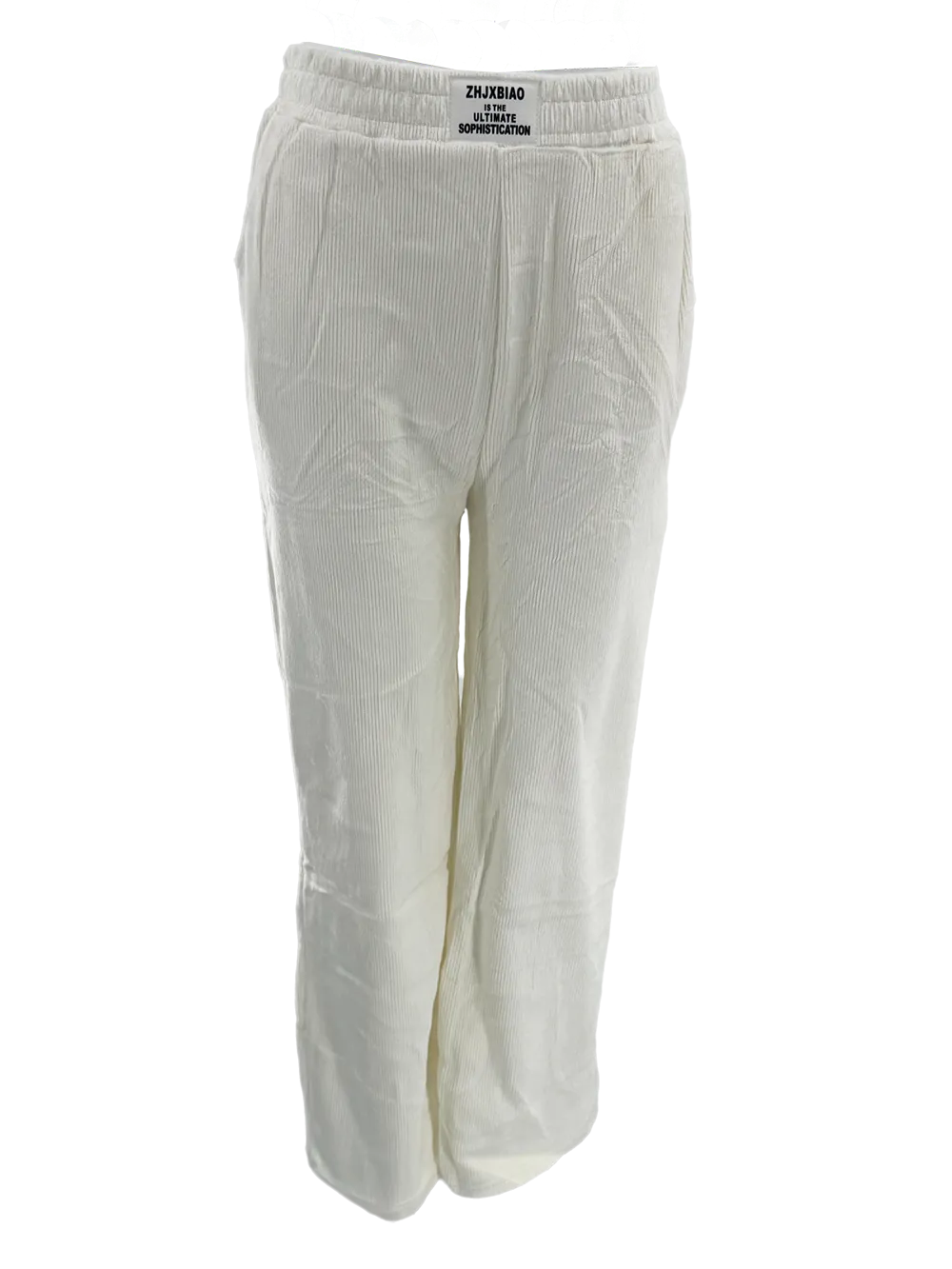 WPT25002 100% Polyester Corduroy Women's Sport Casual Pants